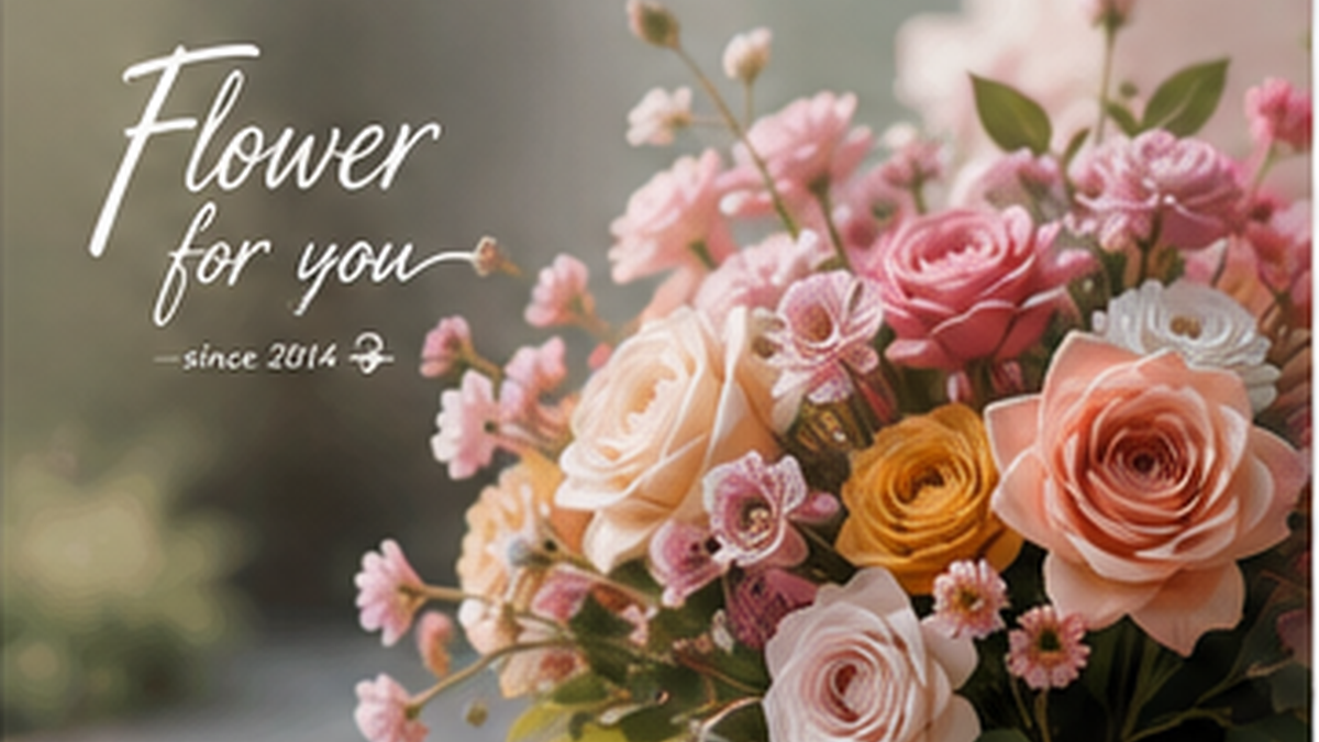 Illustrative cover for the Flower for You social media and brand content case study