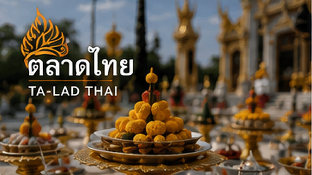 Illustrative cover for the Ta-lad Thai content and engagement case study