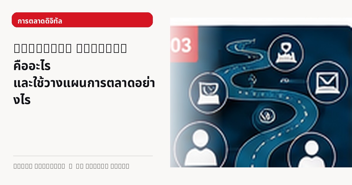 ภาพประกอบบทความ Customer Journey คืออะไร และใช้วางแผนการตลาดอย่างไร